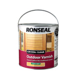 Ronseal Crystal Clear Outdoor Varnish - Matt 2.5L